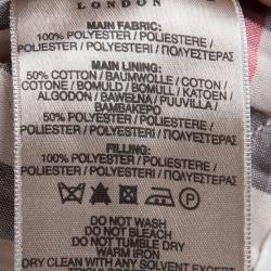 Pre Owned Burberry Brit White Diamond Quilted Jacket L