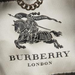 Pre Owned Burberry Khaki Belted Parka Jacket M