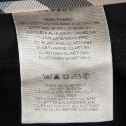 Pre Owned Burberry Black Straight Fit Trousers M
