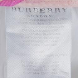 Pre Owned Burberry White Knee Length Pencil Skirt M