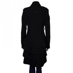 Pre Owned Burberry Prorsum Black Overcoat M