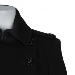 Pre Owned Burberry Prorsum Black Overcoat M