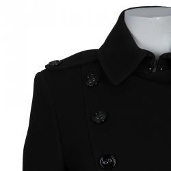 Pre Owned Burberry Prorsum Black Overcoat M