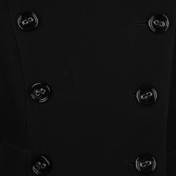 Pre Owned Burberry Prorsum Black Overcoat M