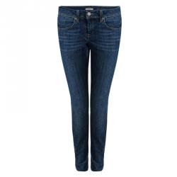Pre Owned Burberry Brit Indigo Washed Denim Kensington Slim Fit Jeans S/M