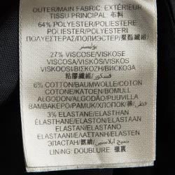 مملوكة مسبقًا Burberry Black Notched Collar Tailored Blazer XS