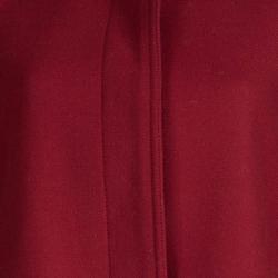 Pre Owned Burberry Red Wool Button Front Coat M