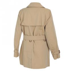 مملوكة مسبقًا Burberry Beige Short Trench Coat S