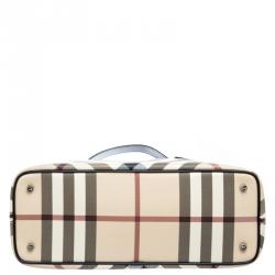 مملوكة مسبقًا Burberry Black Nova Check PVC Regent Tote