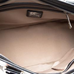 مملوكة مسبقًا Burberry Black Nova Check PVC Regent Tote