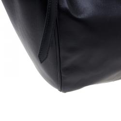 مملوكة مسبقًا Burberry Black Soft Leather Medium Canterbury Shoulder Bag