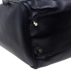 مملوكة مسبقًا Burberry Black Soft Leather Medium Canterbury Shoulder Bag