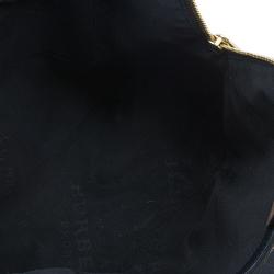 مملوكة مسبقًا Burberry Brown Suede Stripes Medium Orchard Bag