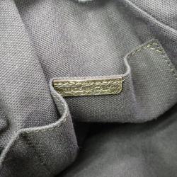 Pre Owned حقيبة يد بربري ثورنلي بولينغ كانفاس مقوى هاي ماركت صغيرة