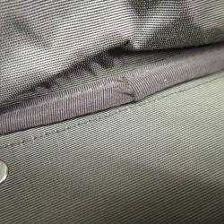 Pre Owned Burberry Haymarket Check Canvas and Leather Bowling Bag