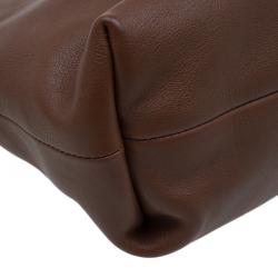 مملوكة مسبقًا حقيبة كروس بربري ليتل كراش كانفاس هاوس تشيك بني وجلد