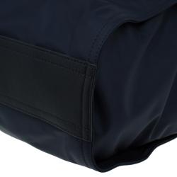 Pre Owned حقيبة شوبر بربري باكلاي نايلون أزرق كحلي