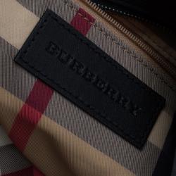 Pre Owned حقيبة شوبر بربري باكلاي نايلون أزرق كحلي