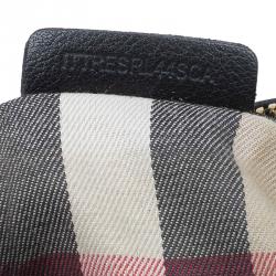 Pre Owned Burberry Black Leather Small Alchester Bowling Bag