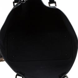 Pre Owned Burberry Beige/Black Supernova Check Large Nickie Tote