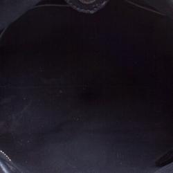 مملوكة مسبقًا Burberry Black Leather and House Check Fabric Little Crush Crossbody Bag