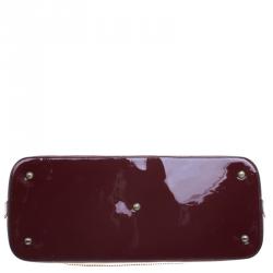 Pre Owned حقيبة بربري PVC كاروهات هاوس عنابية