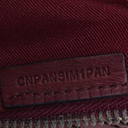 Pre Owned حقيبة بربري PVC كاروهات هاوس عنابية