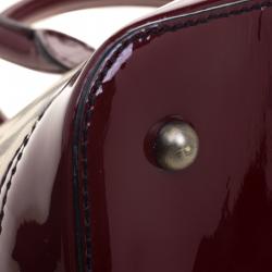 Pre Owned حقيبة بربري PVC كاروهات هاوس عنابية