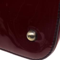 Pre Owned حقيبة بربري PVC كاروهات هاوس عنابية