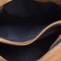 مملوكة مسبقًا Burberry Brown House Check Fabric Aurelia Shoulder Bag