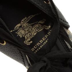 مملوكة مسبقًا صندل فلات بربري كانفاس نوفاتشيك و جلد برباط رافية مقاس 36