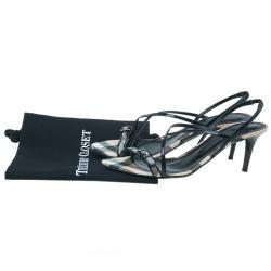 Pre Owned صندل بربري كانفاس نوفاتشيك و جلد مقاس 41