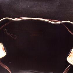 Burberry Beige/Brown Haymarket Check Backpack