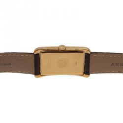 مملوكة مسبقًا Burberry Grey Gold-Plated Stainless Steel BU3001 Women's Wristwatch 20MM