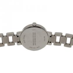 Pre Owned Burberry Silver Gold Plated Stainless Steel Heritage Collection Women's Wristwatch 36MM