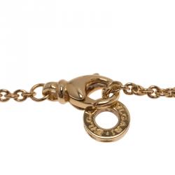 Pre Owned Bvlgari B.ZERO1 3-Elements 18K Yellow, White and Pink Gold Soft Bracelet 