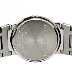 مملوكة مسبقًا Bvlgari Black Stainless Steel Bvlgari-Bvlgari Women's Wristwatch 26MM