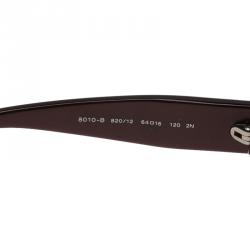 Bvlgari Purple 8010 Rectangle Sunglasses 