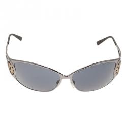 Bvlgari Black 657 Cutout Rectangle Sunglasses 