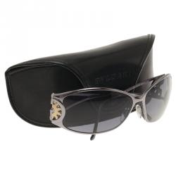 Bvlgari Black 657 Cutout Rectangle Sunglasses 