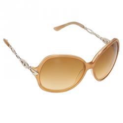 Pre Owned Bvlgari Brown 8036 Square Sunglasses