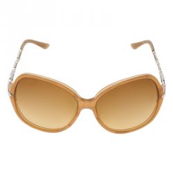 Pre Owned Bvlgari Brown 8036 Square Sunglasses