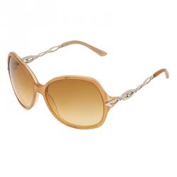 Pre Owned Bvlgari Brown 8036 Square Sunglasses