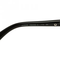 Bvlgari Silver 6039B Shield Sunglasses 