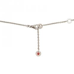 Bvlgari Save the Children Black Ceramic and Silver Pendant Necklace
