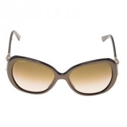 Bvlgari Brown Butterfly 8077 Sunglasses 