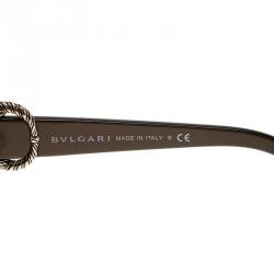 Bvlgari Brown Butterfly 8077 Sunglasses 