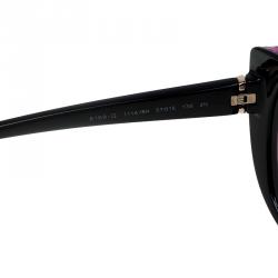 Bvlgari Purple and Black 8169-Q Cat Eye Sunglasses