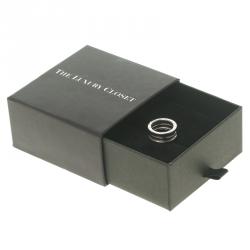 Pre Owned Bvlgari B.Zero1 3-Band White Gold Ring Size 49