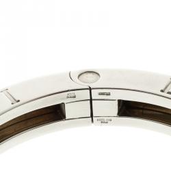 Pre Owned Bvlgari B.Zero1 18k Rose Gold & Steel Bracelet 16cm
